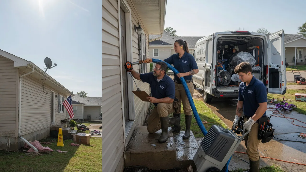 Ceiling Water Damage Restoration in Guttenberg, IA near me